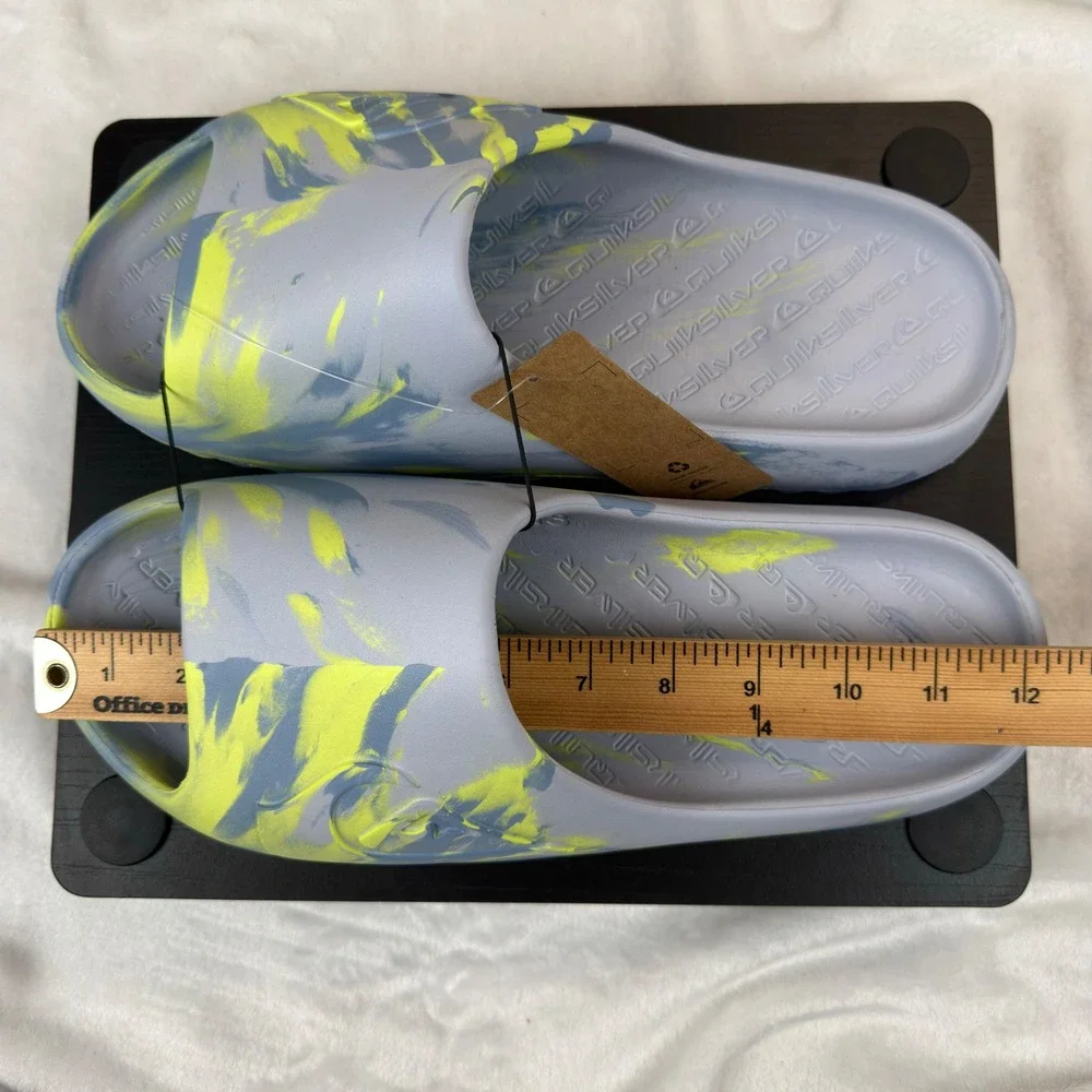 Quiksilver Cloudbreak Tie-Dye Slide Sandals Comfort Cushioned Beach Mens 13 New